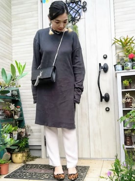 「サンローランパリ」｜「アイテム（アクセサリー）」を使った、shiiiiiさん（レディース・162cm）の秋コーディネート