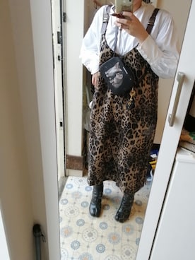 「メゾンマルジェラ」｜「アイテム（ワンピース/ドレス）」を使った、shiiiiiさん（レディース・162cm）の秋コーディネート