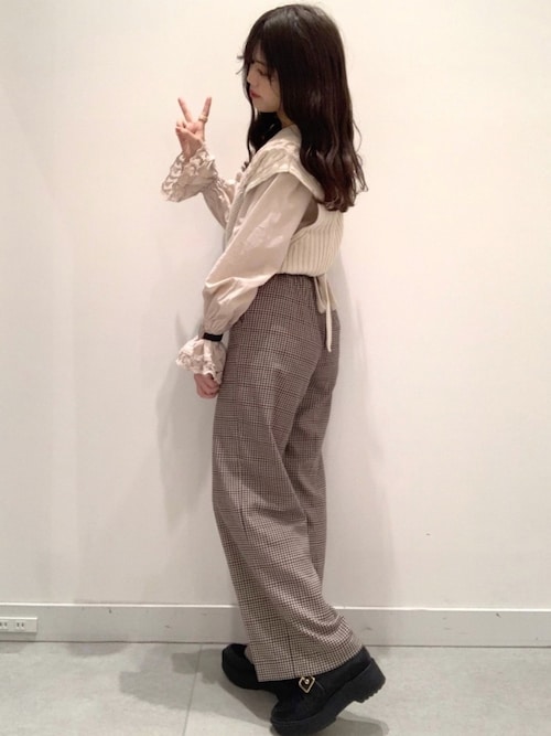 Yukie Heatherのベストを使ったコーディネート Wear