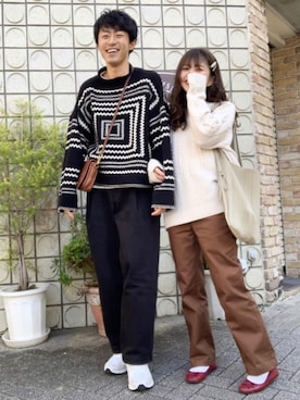 「WEGO（ウィゴー）のWEGO/バレエシューズ（バレエシューズ）」を使った、yukie.さん（レディース・155cm）の秋コーディネート