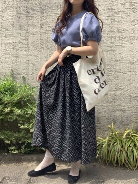 「H&M（エイチ・アンド・エム）のアイテム（バレエシューズ）」を使った、yukie.さん（レディース・155cm）の春コーディネート