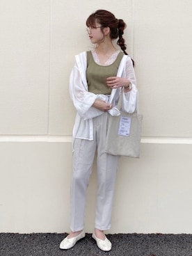 「アプレジュール」｜「アイテム（サンダル）」を使った、yukie.さん（レディース・155cm）の夏コーディネート