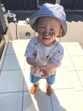 na＊さん（キッズ・90cm）の夏コーディネート