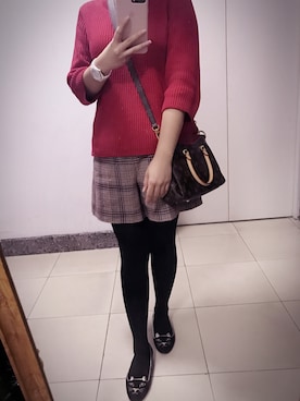 「Charlotte Olympia（シャーロットオリンピア）のアイテム（その他シューズ）」を使った、Ritaさん（レディース・160cm）の秋コーディネート