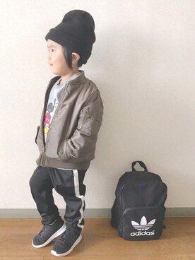 mRSさん（キッズ・100cm）の冬コーディネート