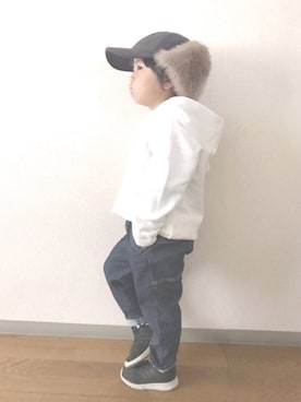 「2018マイベストコーデ」｜「アイテム（帽子）」を使った、mRSさん（キッズ・110cm）の冬コーディネート
