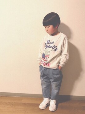 mRSさん（キッズ・110cm）の冬コーディネート
