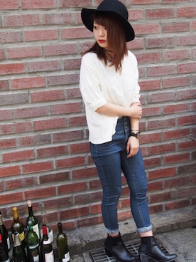 「polcadot（ポルカドット）のアイテム」を使った、polcadotさん（レディース・158cm）の秋コーディネート