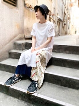 「Ruben（ルーベン）のアイテム」を使った、polcadotさん（レディース・167cm）の夏コーディネート