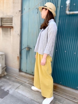 「Ruben（ルーベン）のアイテム」を使った、polcadotさん（レディース・165cm）の夏コーディネート