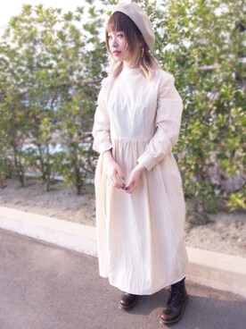 「polcadot」｜「アイテム（ブーツ）」を使った、polcadotさん（レディース・163cm）の春コーディネート