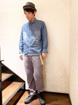 「Ruben（ルーベン）のアイテム」を使った、polcadotさん（メンズ・173cm）の春コーディネート