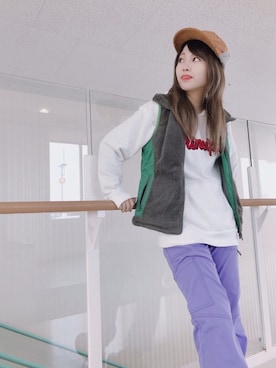 「Ruben（ルーベン）のアイテム」を使った、polcadotさん（レディース・163cm）の冬コーディネート
