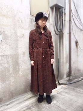 「polcadot（ポルカドット）のアイテム」を使った、polcadotさん（レディース・160cm）の冬コーディネート