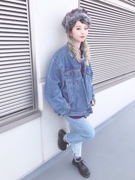 「Ruben（ルーベン）のアイテム」を使った、polcadotさん（レディース・155cm）の冬コーディネート