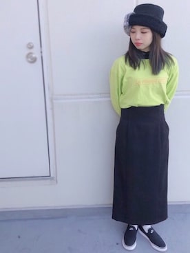 「polcadot（ポルカドット）のアイテム」を使った、polcadotさん（レディース・161cm）の冬コーディネート