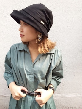 「polcadot（ポルカドット）のアイテム」を使った、polcadotさん（レディース・167cm）の夏コーディネート