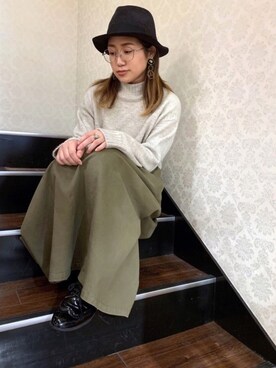 polcadotさん（レディース・163cm）の冬コーディネート