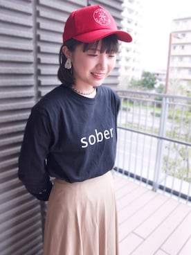 「Ruben（ルーベン）のアイテム」を使った、polcadotさん（レディース・160cm）の春コーディネート