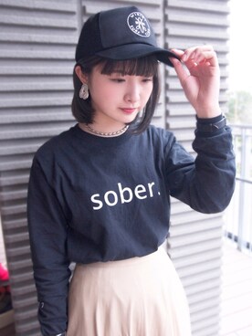 「Ruben（ルーベン）のアイテム」を使った、polcadotさん（レディース・160cm）の春コーディネート