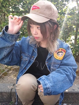 「Ruben（ルーベン）のアイテム」を使った、polcadotさん（レディース・155cm）の春コーディネート