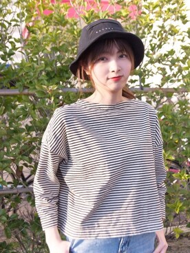 「Ruben（ルーベン）のアイテム」を使った、polcadotさん（レディース・155cm）の春コーディネート