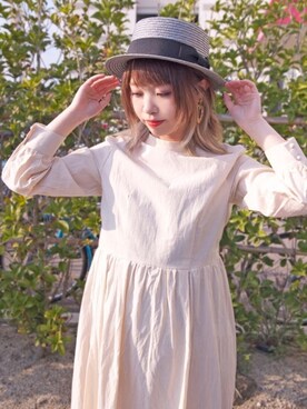 「Ruben（ルーベン）のアイテム」を使った、polcadotさん（レディース・153cm）の春コーディネート