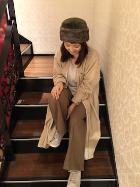 「Ruben（ルーベン）のアイテム」を使った、polcadotさん（レディース・153cm）の秋コーディネート