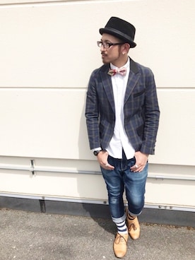 「Ruben（ルーベン）のアイテム」を使った、polcadotさん（レディース・170cm）の秋コーディネート