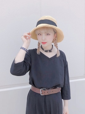 「polcadot」｜「アイテム（ワンピース/ドレス）」を使った、polcadotさん（レディース・153cm）の夏コーディネート