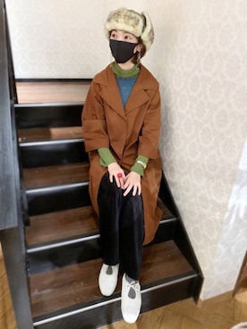 「Ruben（ルーベン）のアイテム」を使った、polcadotさん（レディース・168cm）の秋コーディネート