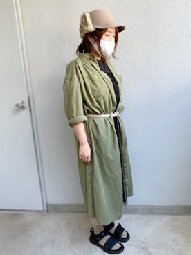 「polcadot」｜「アイテム（ワンピース/ドレス）」を使った、polcadotさん（レディース・153cm）の秋コーディネート