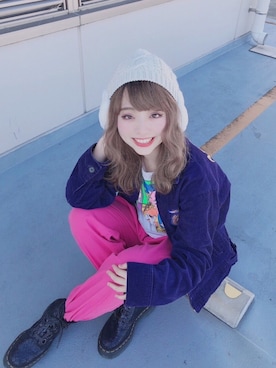 「Ruben（ルーベン）のアイテム」を使った、polcadotさん（レディース・155cm）の秋コーディネート