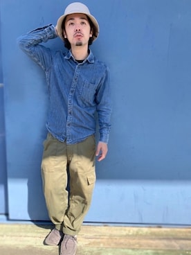 「Ruben（ルーベン）のアイテム」を使った、polcadotさん（メンズ・165cm）の秋コーディネート