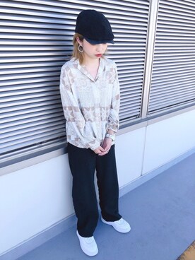 「polcadot」｜「アイテム（その他）」を使った、polcadotさん（レディース・158cm）の秋コーディネート