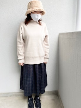 「Ruben（ルーベン）のアイテム」を使った、polcadotさん（レディース・156cm）の冬コーディネート