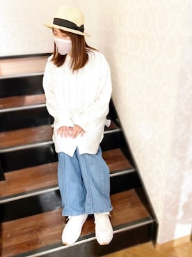 「Ruben（ルーベン）のアイテム」を使った、polcadotさん（レディース・163cm）の春コーディネート