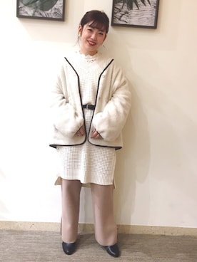 「アイテム（ブルゾン）」を使った、yukinoさん（レディース・156cm・10代）の秋コーディネート