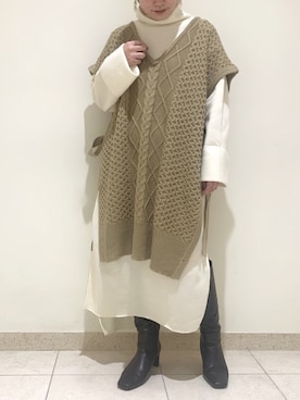 yukinoさん(レディース・156cm)の冬コーディネート