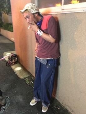 「POINTER（ポインター ）のアイテム」を使った、 DJ favre04さん（メンズ・174cm）の秋コーディネート