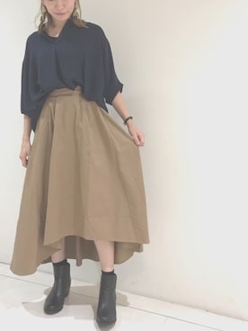 「オリエンタルトラフィック」｜「アイテム（ワンピース/ドレス）」を使った、shinoさん（レディース・159cm）の秋コーディネート