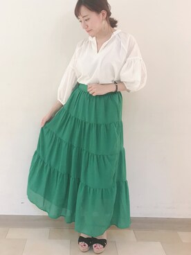 shinoさん（レディース・159cm）の夏コーディネート