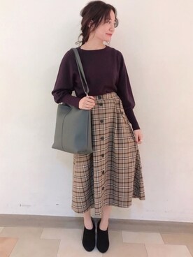 shinoさん（レディース・159cm）の冬コーディネート