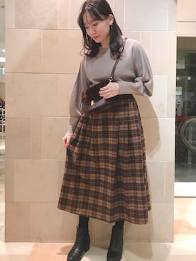 shinoさん（レディース・159cm）の冬コーディネート