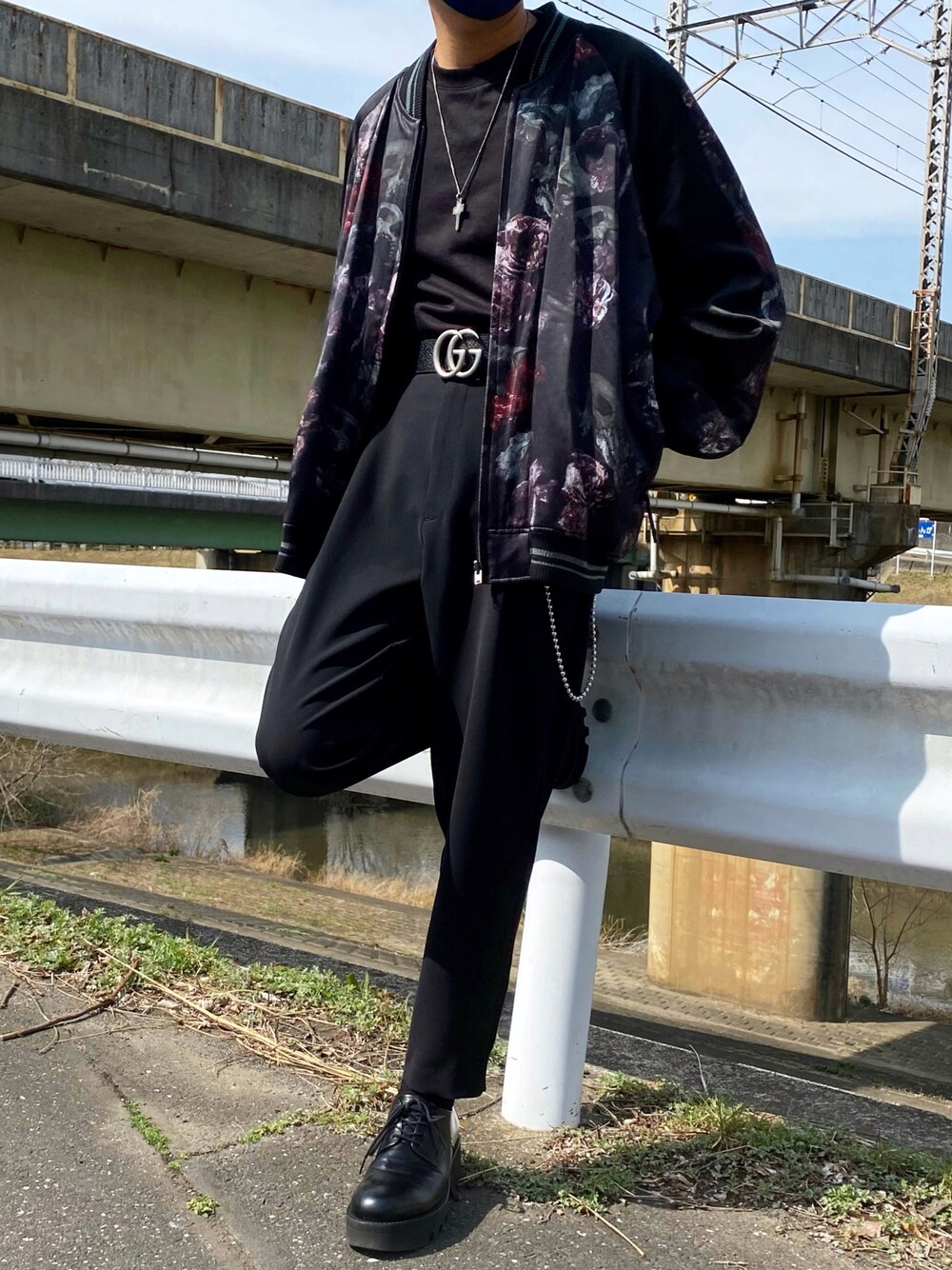 LAD MUSICIANのスカジャンを使った人気ファッション