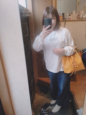 「CLATHAS（クレイサス）のアイテム（ハンドバッグ）」を使った、ki✿さん（レディース・161cm）の春コーディネート