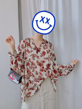 「日系极简」｜「アイテム（スカート）」を使った、Waxilisaさん（レディース・161cm）の夏コーディネート