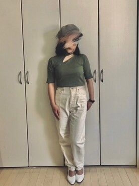 「BEAMS（ビームス）のアイテム（パンプス）」を使った、moonさん（レディース・150cm）の夏コーディネート