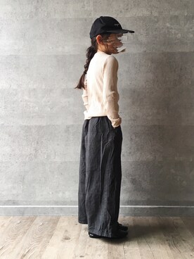 「キッスコーデ」｜「アイテム（キャップ）」を使った、saaaaさん（キッズ・110cm）の秋コーディネート