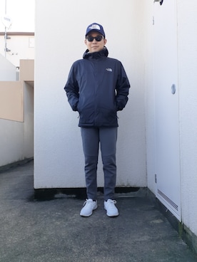 「ザノースフェイス」｜「アイテム（マウンテンパーカー）」を使った、ゴッチ【22年10月30日が最後の投稿】さん（メンズ・171cm）の秋コーディネート